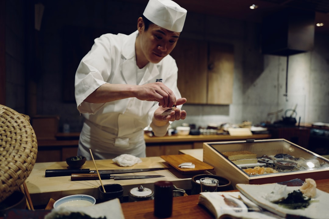 Japanese culinary presentation